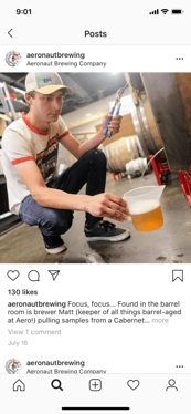instagram marketing behind the scenes aeronaut brewing-1